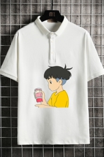 PL57200-P35翻领短袖polo衫男大码胖子半袖t恤男有领保罗衫网格，男装Polo衫，电商A040A