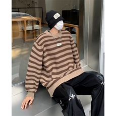 套头帅气条纹男装针织衫/毛衣打底衫MY062-P48，男装针织衫/毛衣，星座308B-2