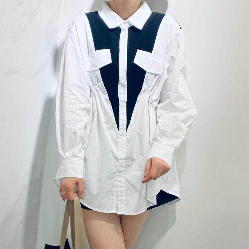 欧版冰拼接衬衣，其它，芭娜美纳