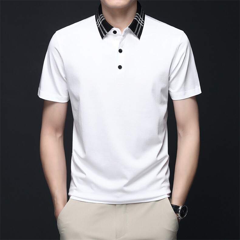 BJ90323男士2023年夏季新款百搭T恤男短袖商务休闲体恤男P75,男装T恤,电商B360