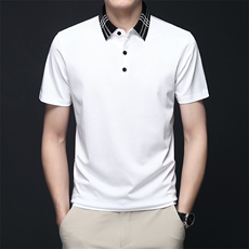 BJ90323男士2023年夏季新款百搭T恤男短袖商务休闲体恤男P75，男装T恤，电商B360