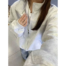 抖音得物高品质秋冬美式高街重磅结构纹理立领卫衣夹克外套XS105，男装夹克，电商A486