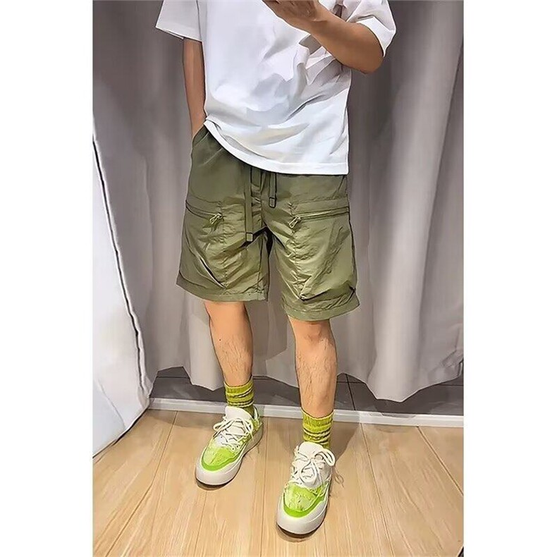 【网图现货】美式宽松直筒工装五分裤男DK55/P32,男装牛仔裤,星座205-3