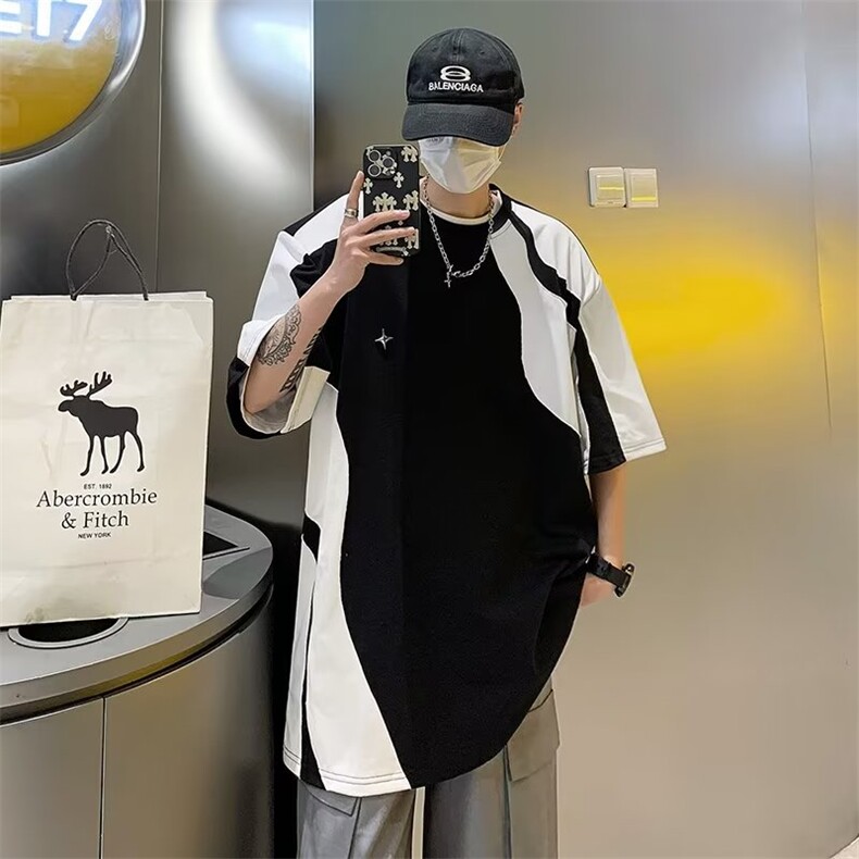 2023春夏季新款男休闲圆领短袖T恤T305P36,男装T恤,星座1116-2