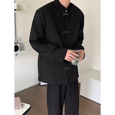 休闲西服男春秋季潮牌宽松百搭垫肩西装夹克外套AA107-P66，男装夹克，星座208-5