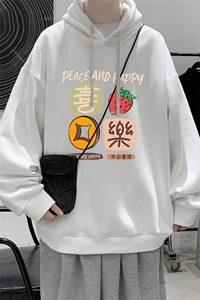 纯棉连帽卫衣男大码运动帽衫宽松薄WY2322-P35 加绒款-P40图片