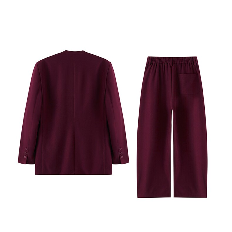 得物休闲西装套装外套高级痞帅宽松韩版西服外套可整套搭配P140,男装西服,电商B319