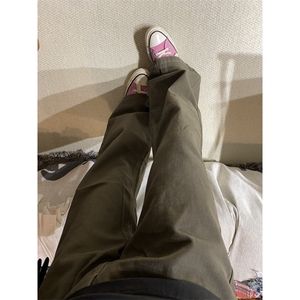 【有货】cleanfit咖棕色牛仔裤美式vibe裤子高街修身KZA30LL-P55图片