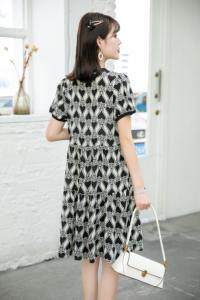 现货供应：仿真丝连衣裙M一XXL，女装连衣裙，拉思维加丝