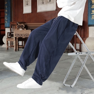 男士休闲裤灯芯绒长裤宽松灯笼裤哈伦裤裤   XZ1512-2520-P50图片