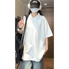 PL9003-P25-控49-大量现货POLO衫男短袖T恤潮牌纯色翻领透气网眼，男装T恤，星座116