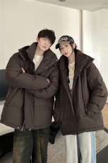 羽绒服男冬季新款港风连帽白鸭绒情侣外套YR922-P160(控价208元，男装羽绒服，星座214-3