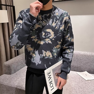 2024冬季男士加厚修身毛衣青年时尚百搭针织衫潮休闲打底衫 M840图片