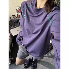 美式高街解构工艺速干长袖T恤男女款防晒罩衫户外运动潮牌骑行服，男装防晒衣，电商A486