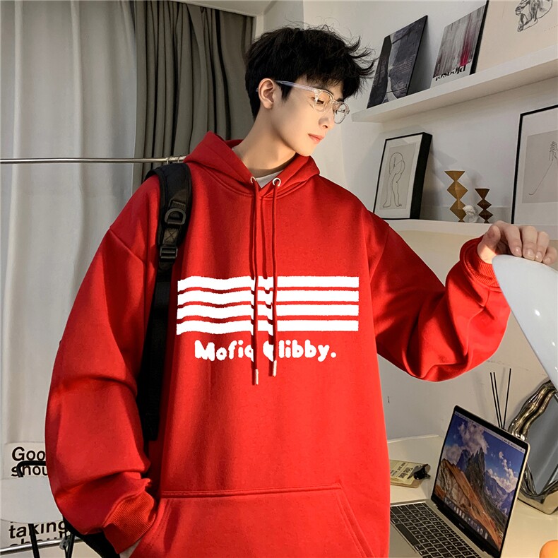 ！重磅大码M-4XL得物品质加厚连帽卫衣RH6230-特P35加绒42,男装卫衣,星座610B-1
