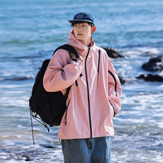 春季新款现货港风夹克三防冲锋衣宽松男外套DSA157B-JK1562-P75，男装夹克，电商A157B