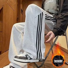 现货现货加绒长裤2025冬季加厚加长运动长裤男裤休闲裤K36，女装休闲裤，星座1816-1（原1210-1）