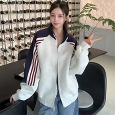 网图现货美式拼接立领潮流撞色宽松卫衣男女W103/特P50，男装卫衣，星座205-3