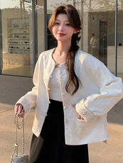 新款上新2025新中式刺绣重工时尚外套女-89007-208A-P150-K255，女装短外套，浙宝208A