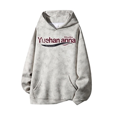 得物供货、重磅420克现货麂皮绒扎染卫衣HD019-1-WL25352ZR-P45，男装卫衣，电商019-1