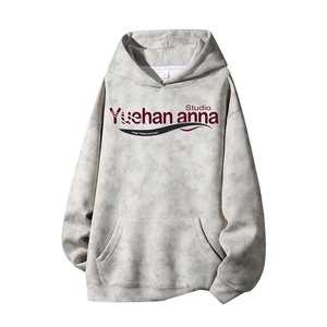 得物供货、重磅420克现货 麂皮绒扎染卫衣HD019-1-WL25352ZR-P45图片