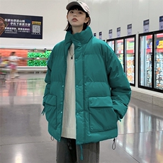 冬上新加棉百搭棉服潮中性风立领棉衣外套男女8349-P115控价158，男装棉衣，电商A441-1