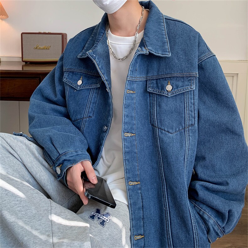 大货2万+春季情侣牛仔夹克大码男外套百搭上衣JK778-P6088,男装夹克,星座1103-3