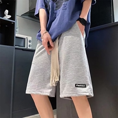 运动短裤男夏季潮牌ins宽松阔腿休闲五分裤WD016-P22，男装休闲裤，星座1001-1