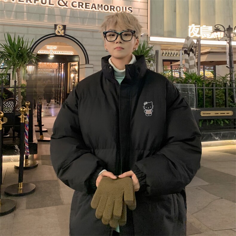 外景冬季复古休闲加厚面包服男宽松保暖棉衣立领外套MF00873/P90,男装棉衣,电商B316