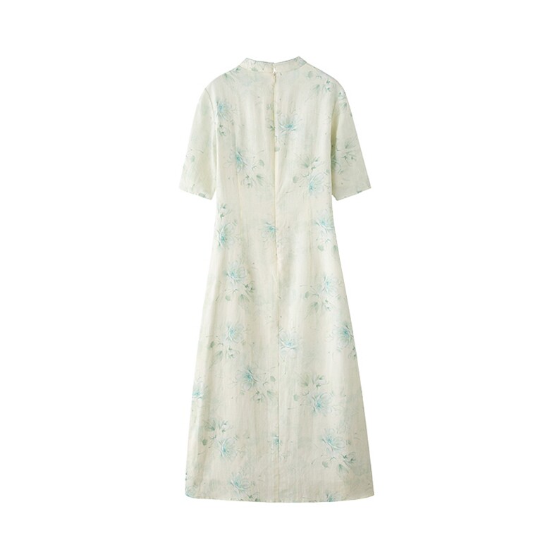 2026年夏季苎麻文艺/优雅旗袍,女装汉服/婚纱/旗袍/礼服,江南依恋