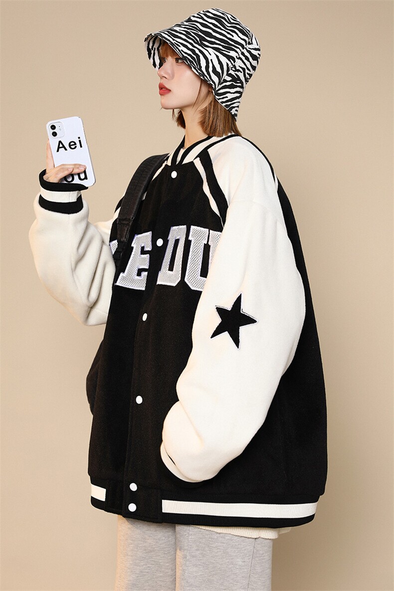 冬款中性加棉加厚百搭棉衣外套毛巾绣棒球服男士8133-P120控价158,男装棉衣,电商A441-1