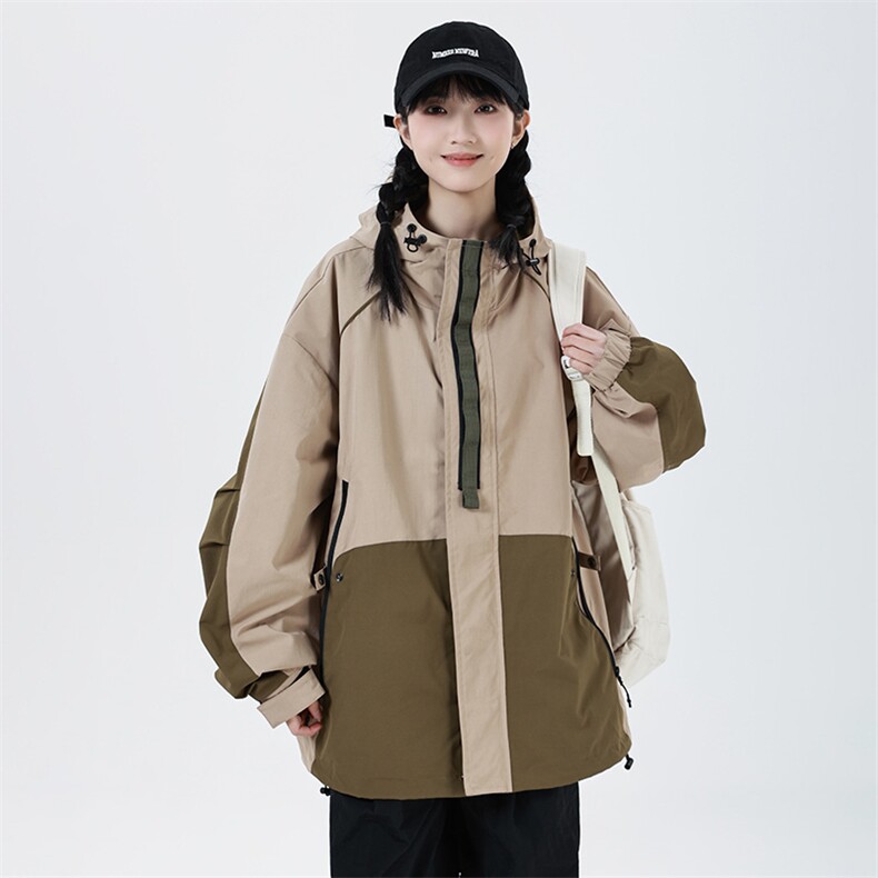 无影墙时尚连帽冲锋衣外套夹克团体班服,男装夹克,星座301D-5(原星座1415）