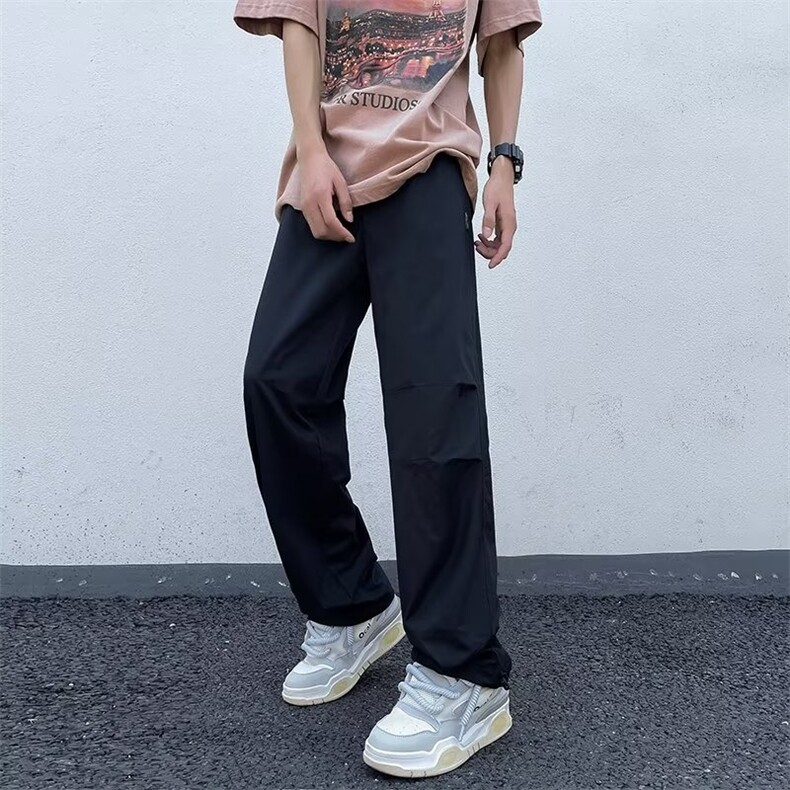 高街阔腿工装裤子男款夏秋季复古休闲潮牌宽松直筒裤K0815-P37,男装休闲裤,星座308B-2