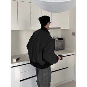 网图有货 立领棒球棉服男廓形飞行夹克短款棉衣 MY820-P98图片