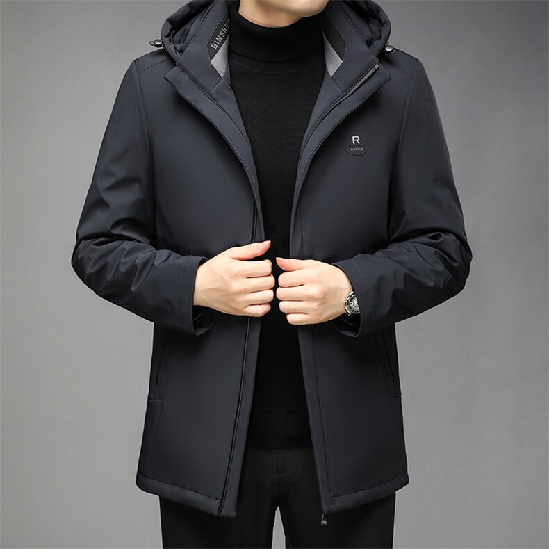 脱卸内胆羽绒服冬季男休闲中年男冬装拆卸帽外套GSNA2163-P350,男装羽绒服,电商B212（原钱塘6029）