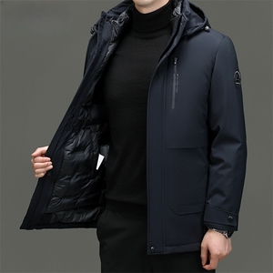 2025冬季新款立领棉衣时尚百搭加厚面包服青年靓仔棉服爸爸款外套图片