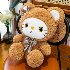 爆款kt猫毛绒玩具可爱猫咪玩偶抱公仔睡觉女生娃娃抱枕生日礼物,文德毛绒玩具 爆款kt猫毛绒玩具可爱猫咪玩偶抱公仔睡觉女生娃娃抱枕生日礼物,文德毛绒玩具