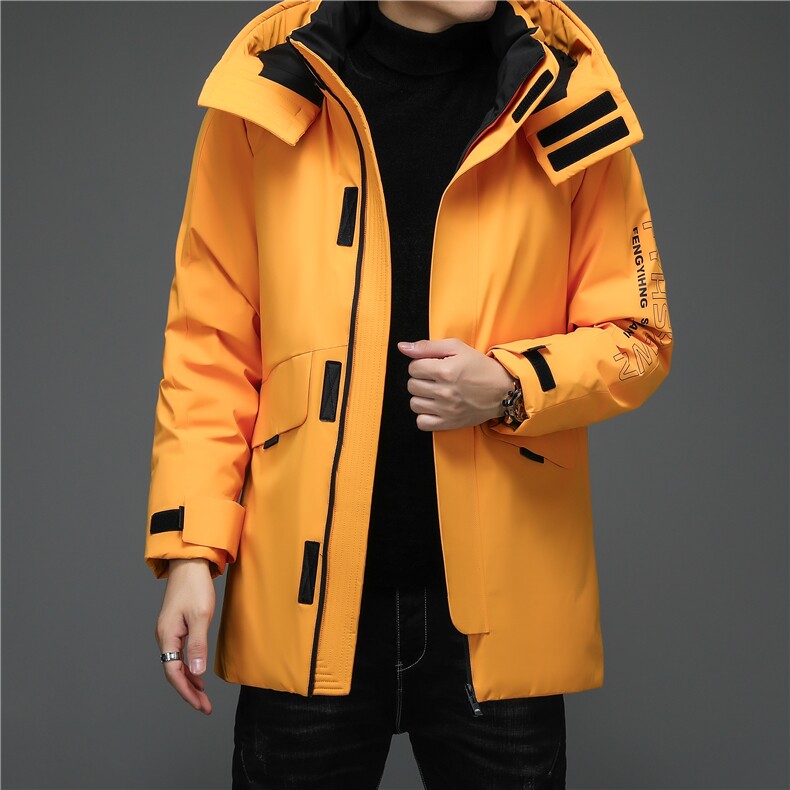 白鸭绒羽绒服2023冬季新款中年可脱卸帽男士外套ALXB8612-P335,男装羽绒服,电商B212（原钱塘6029）