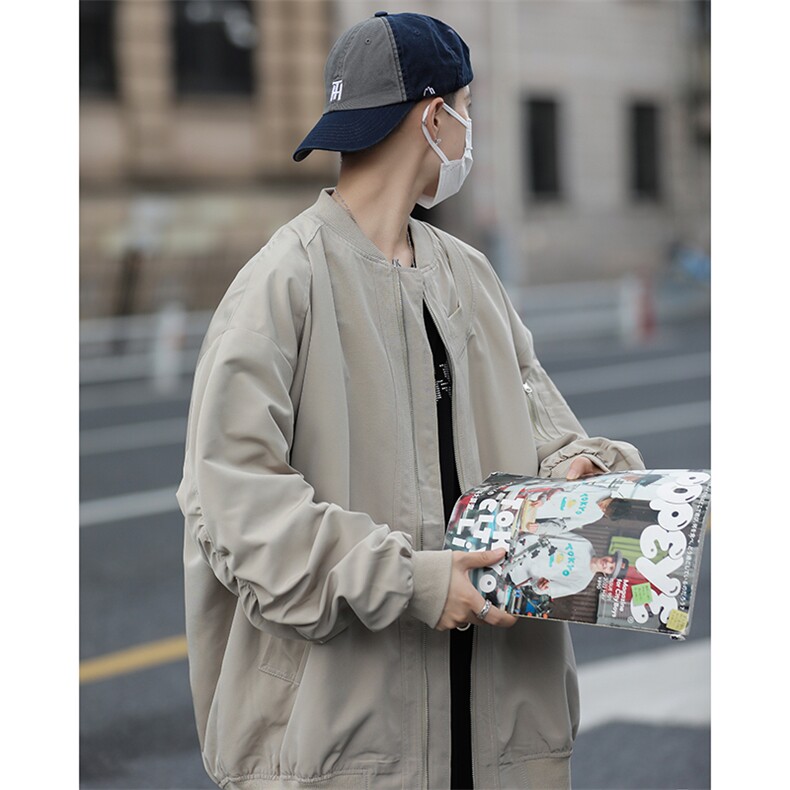 A719-P58棒球服外套男秋季美式vintage潮牌复古宽松飞行员夹克,男装夹克,星座512-6