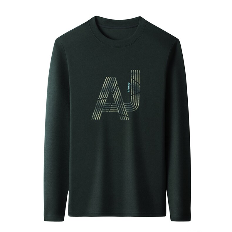DC8245钱塘2020-3春季新款男士圆领时尚上衣休闲长袖T恤高品质P67,男装T恤,钱塘207-3