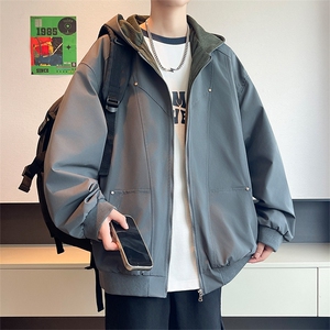 XZ102B-1春秋季宽松/连帽休闲外套潮夹克JK2538-P85图片