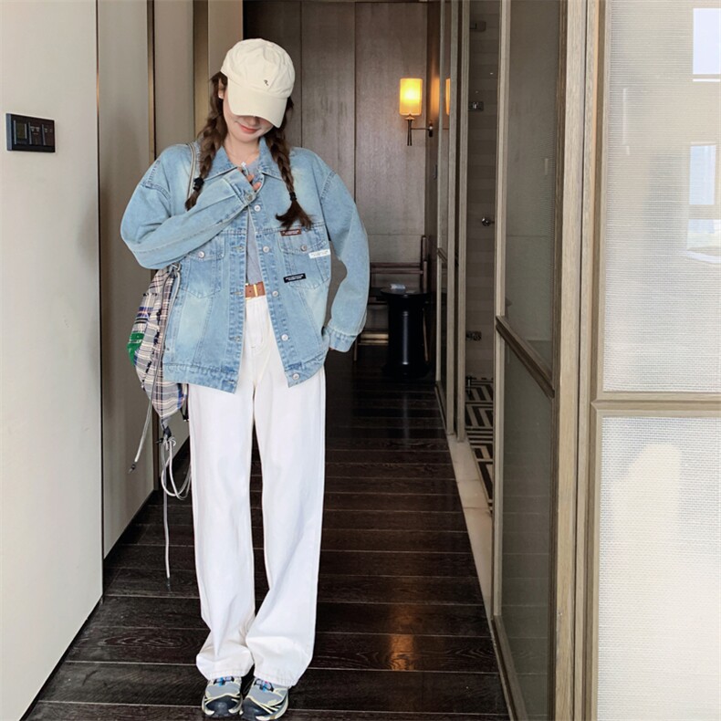 档口现货2026女装新款春秋装韩版休闲牛仔外套女355-p130-k188,女装短外套,2C266