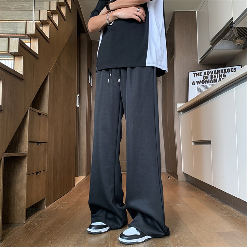 男夏季潮流宽松休闲运动裤子高街潮牌百搭直筒长裤,女装休闲裤,星座716-2