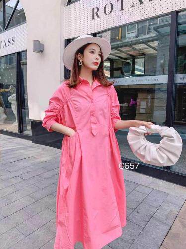 时尚休闲连衣裙，女装连衣裙，格乐