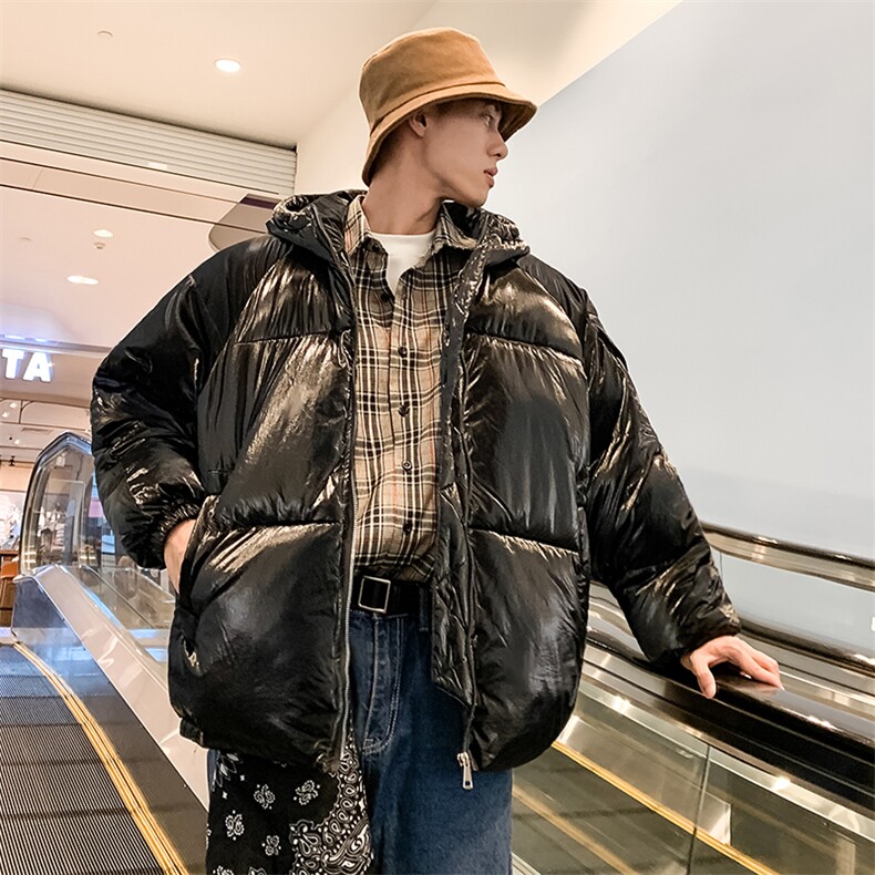 2020年秋冬新款亮皮休闲防风潮流夜店棉衣DS-B293-M516，男装棉衣，电商A306