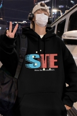 CM119卫衣男秋冬新款休闲美式外套ins宽松重磅纯棉大码长袖帽衫，女装短外套，星座304A
