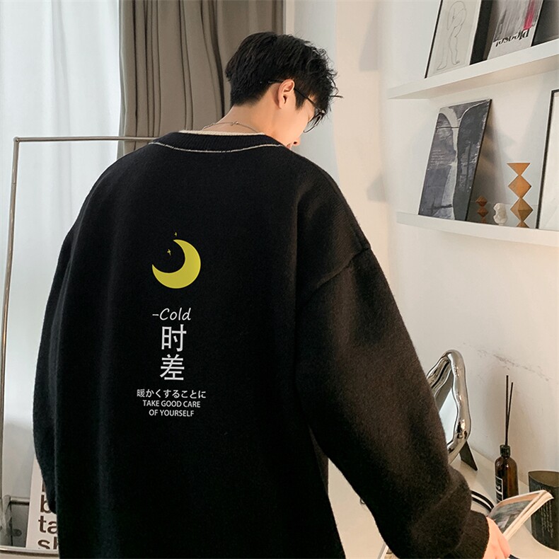 控78假两件毛衣男大码加绒针织衫男毛线衣M80047-P55加绒P70,男装针织衫/毛衣,电商A040