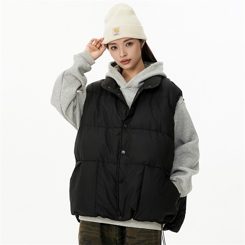 羽绒马甲新款男女冬装无袖背心外套保暖工装外套225-2-Y201-P198，男装背心/马甲，星座225-2