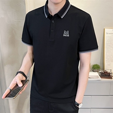 数据款Polo衫时尚刺绣男款短袖青春流行T恤DS-A329-PL2037-P50，男装T恤，电商A329