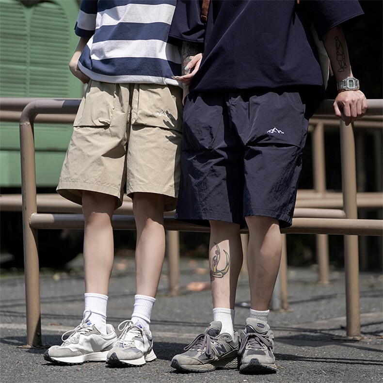 夏季潮流工装五分裤宽松休闲短裤A161-KN971-P40,男装牛仔裤,电商A161